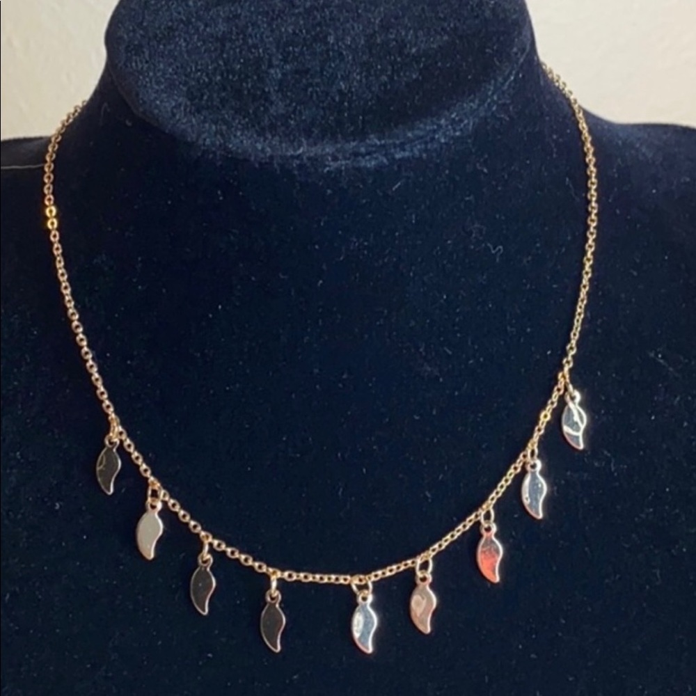 Gold Plated Choker Necklace
